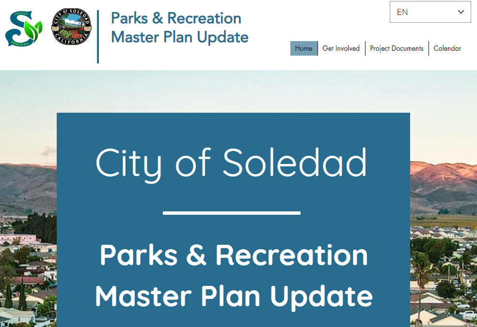 Parks And Recreation Master Plan Update City Of Soledad